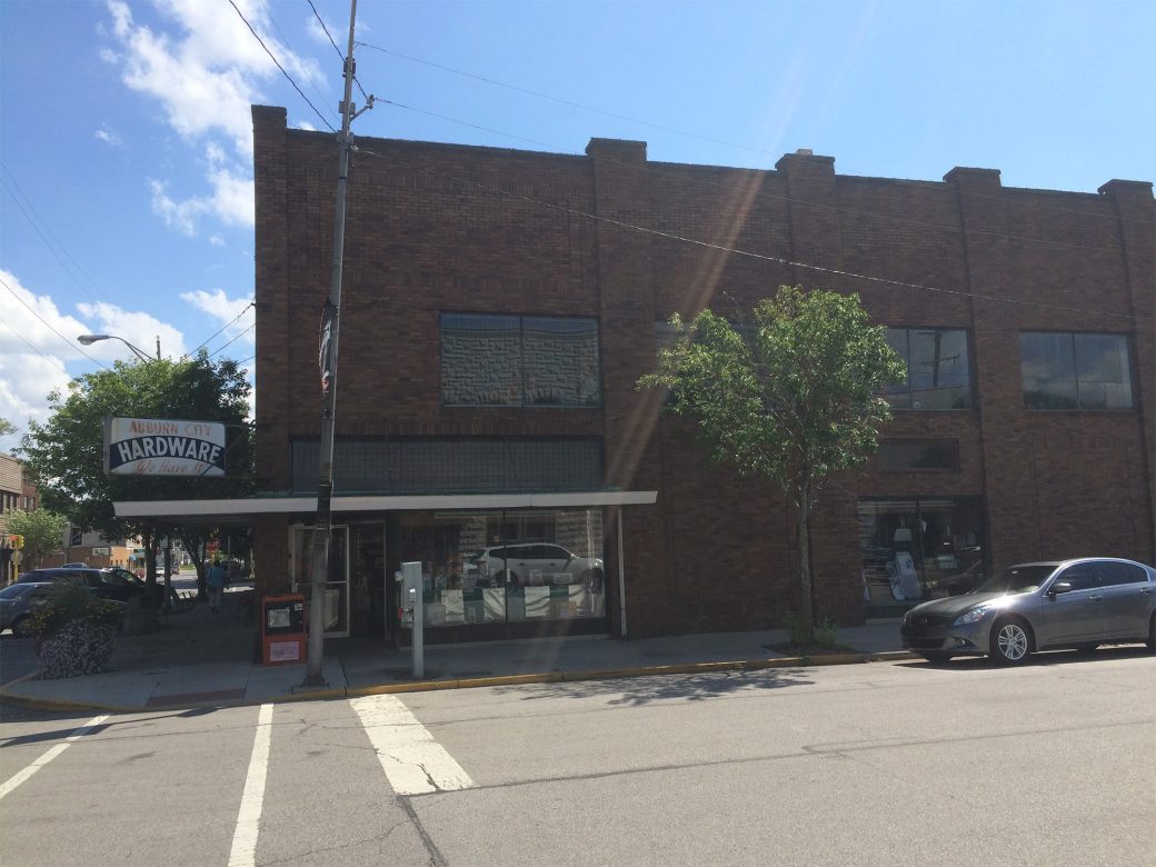 Pre-renovation photo of Auburn Steakhouse from the street