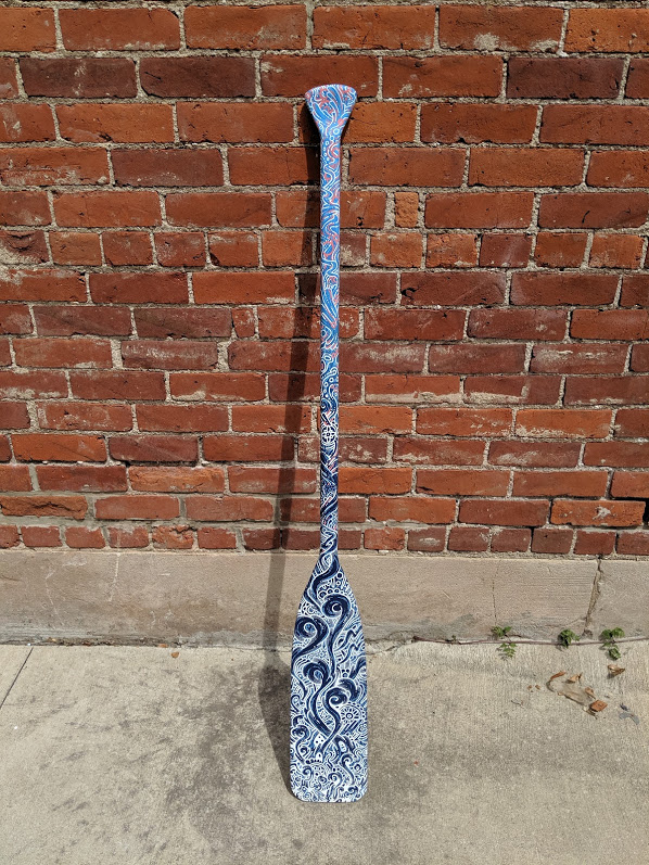 Painted paddle