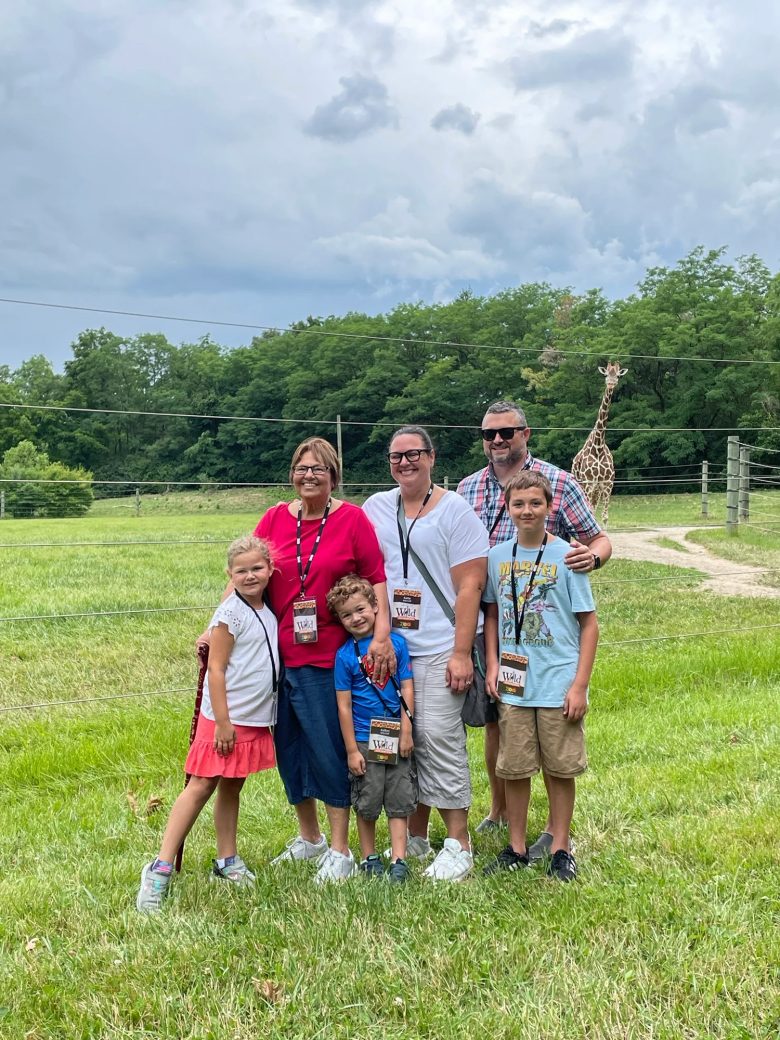 Andy group photo with his family