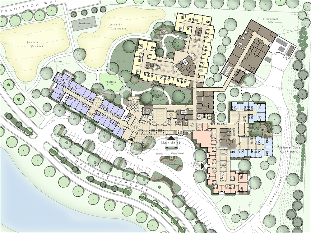 HERITAGE FORT WAYNE SITE PLAN