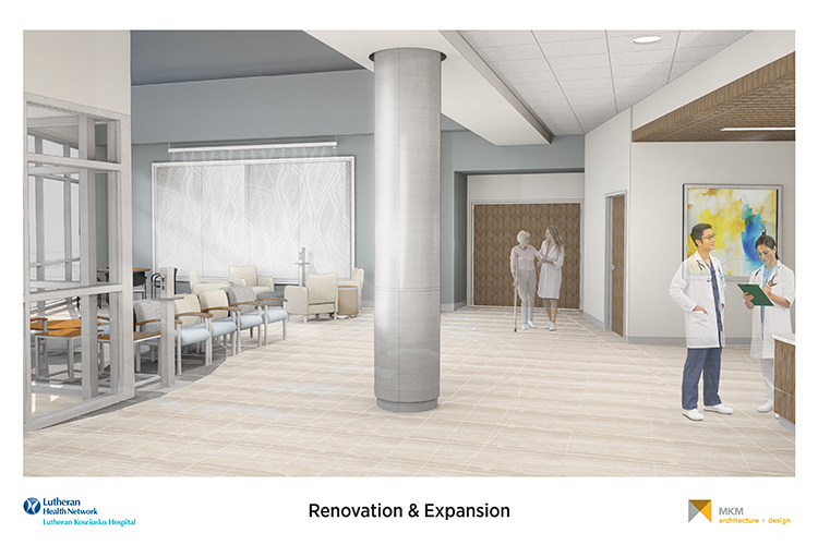 Lutheran Kosciusko Hospital Lobby Expansion