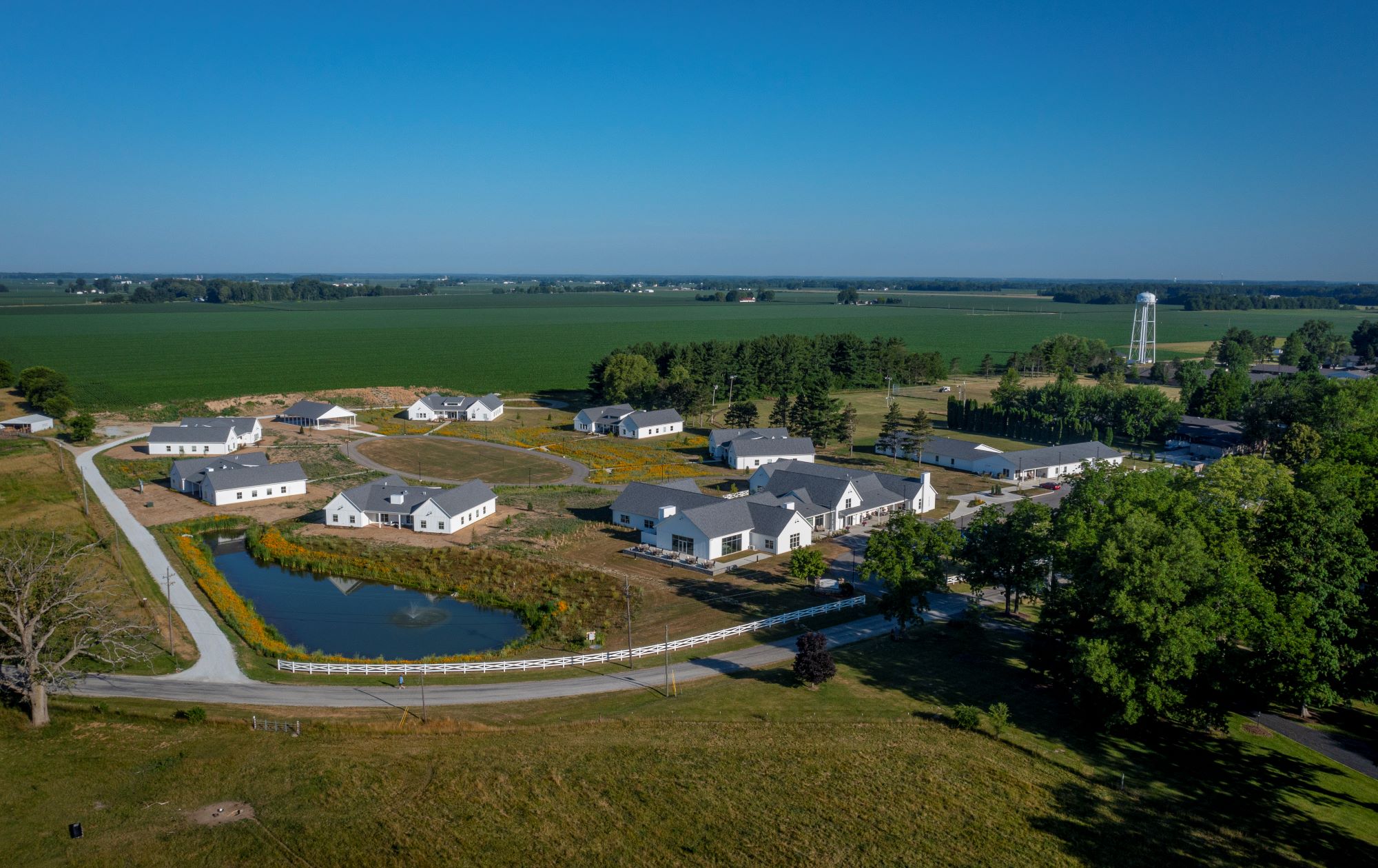 Compass Rose Academy Exterior Aerial