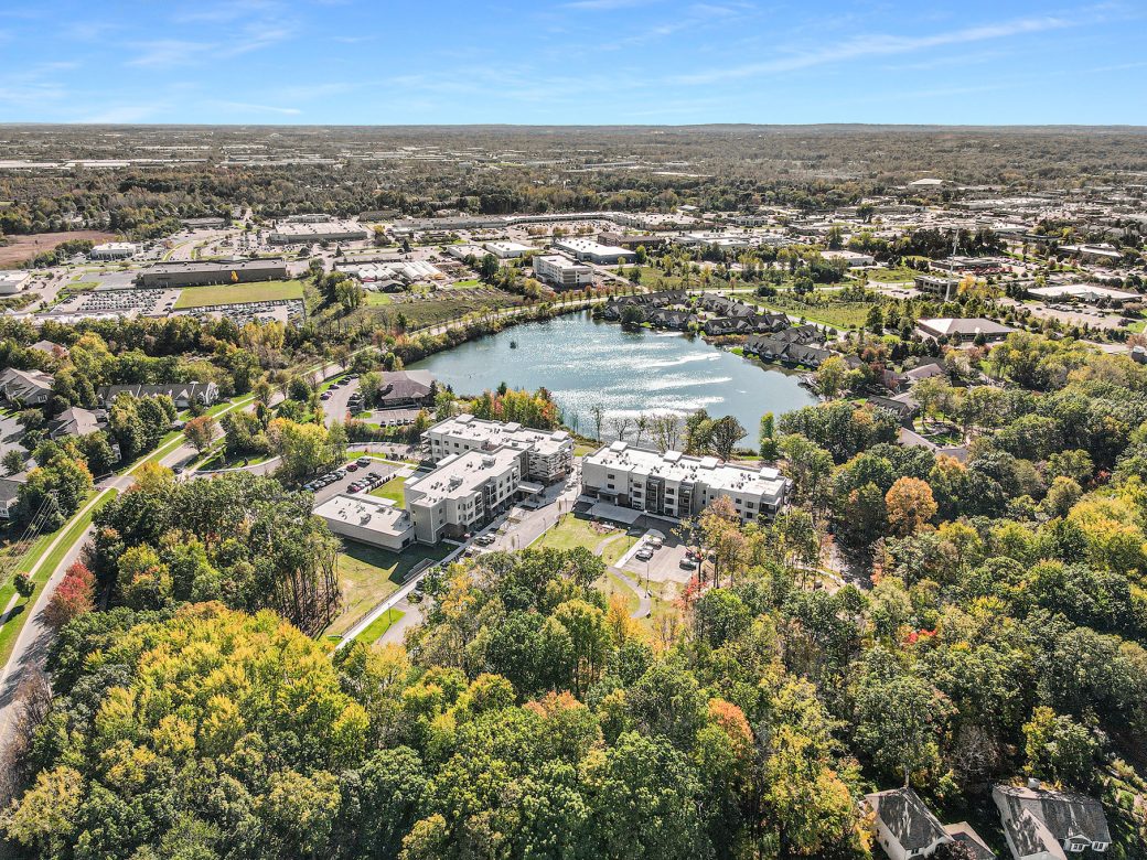 Clark Keller Lake Aerial View