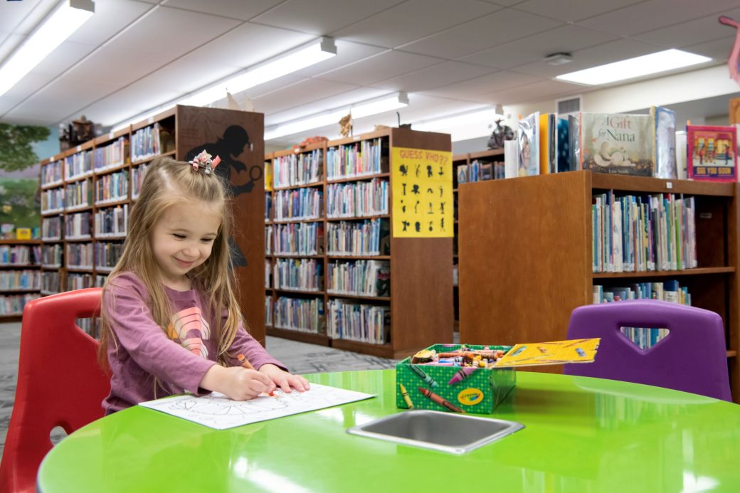 Hartford City Public Library Lower Level Children's Creative Space