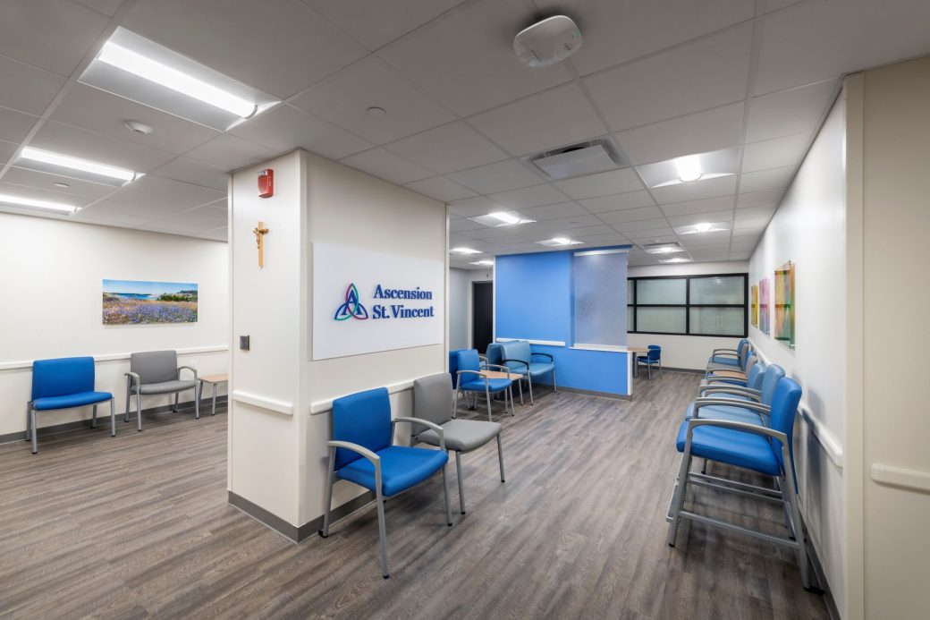 Ascension Saint Vincent Burn and Wound Clinic Lobby