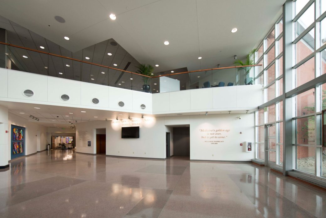 Ascension St. Vincent Simulation Center lobby