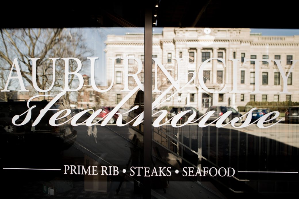 Auburn City Steakhouse Exterior Signage