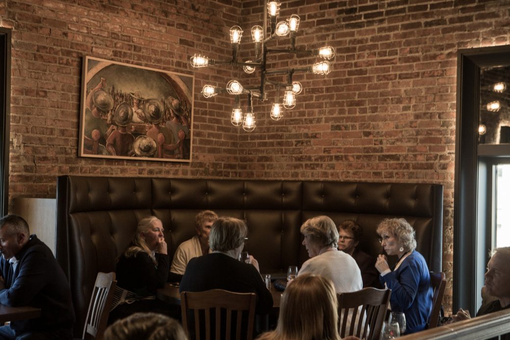 Auburn City Steakhouse Interior booth