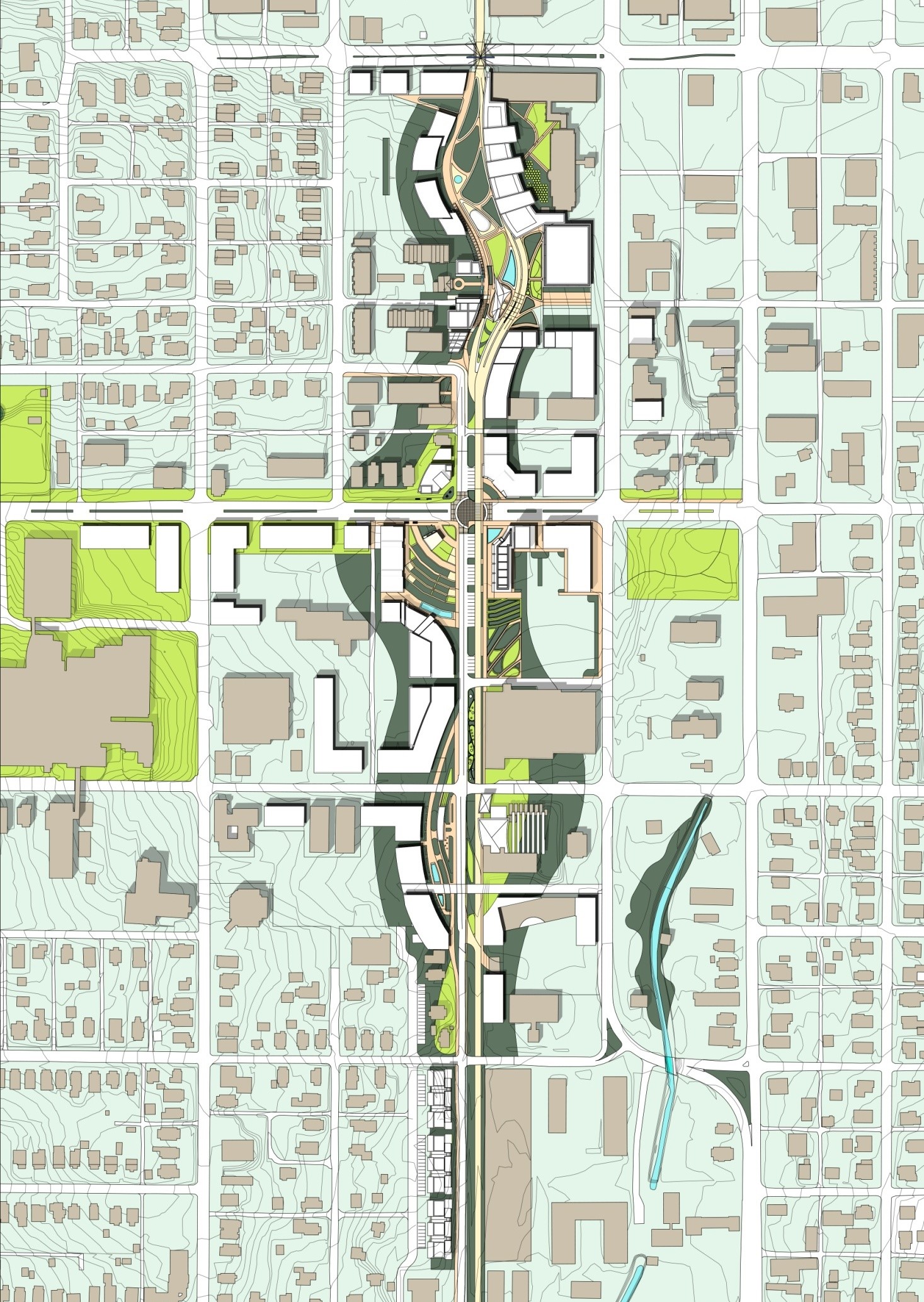 Bloomington Lifetime Community District Site Plan Rendering