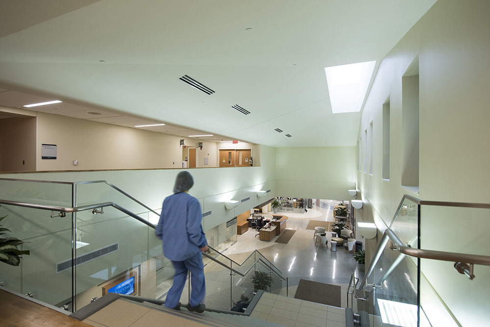 Cameron Memorial Hospital Lobby Stair