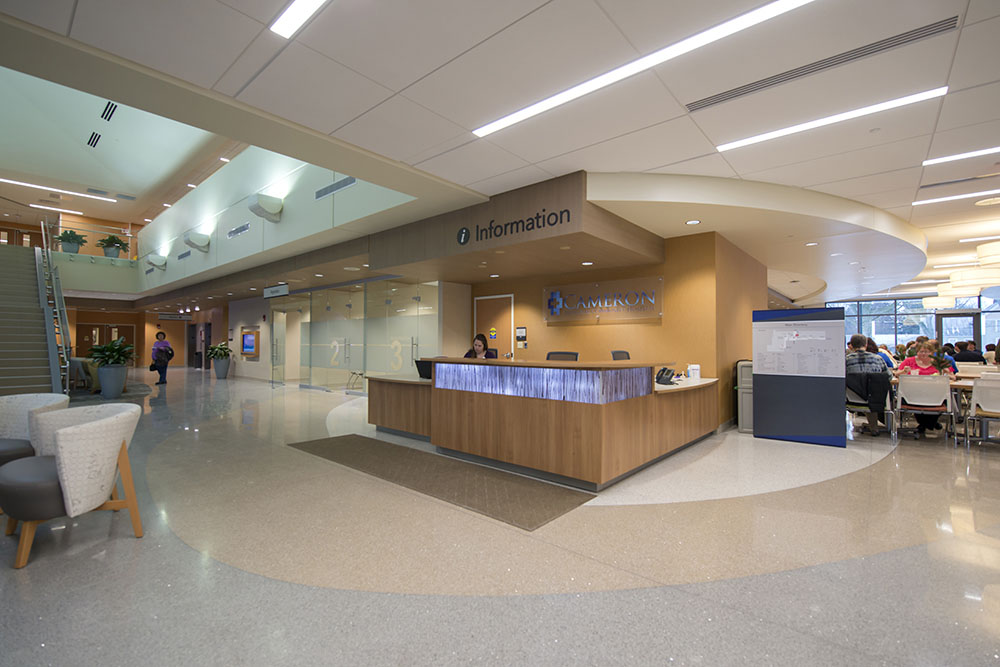 Cameron Memorial Hospital Welcome Desk