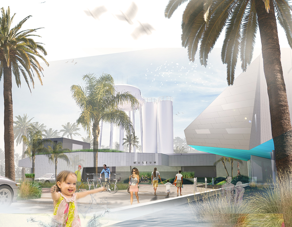 Imaginarium pool at entry rendering