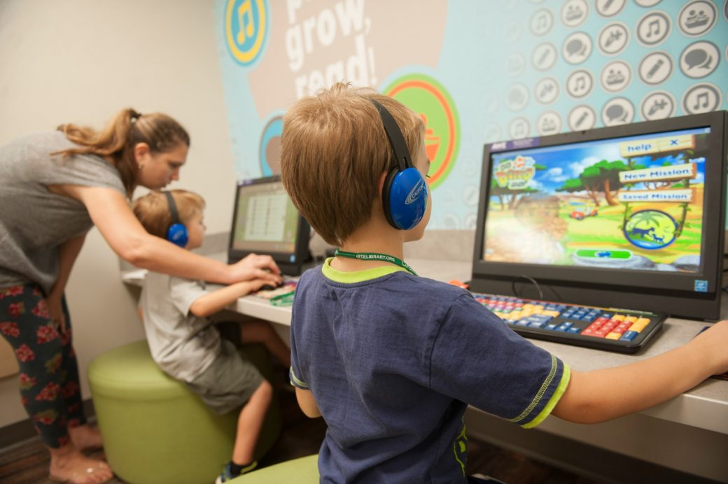 La Porte Library Main Branch Children's Tech Area 2