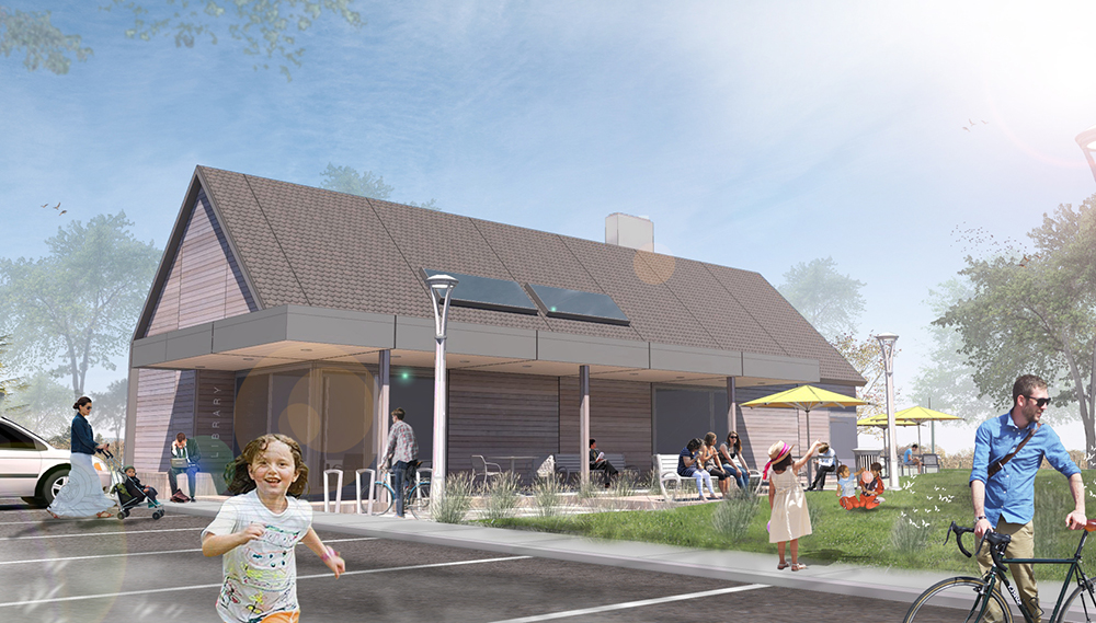La Porte County Public Library Fish Lake Branch Rendering