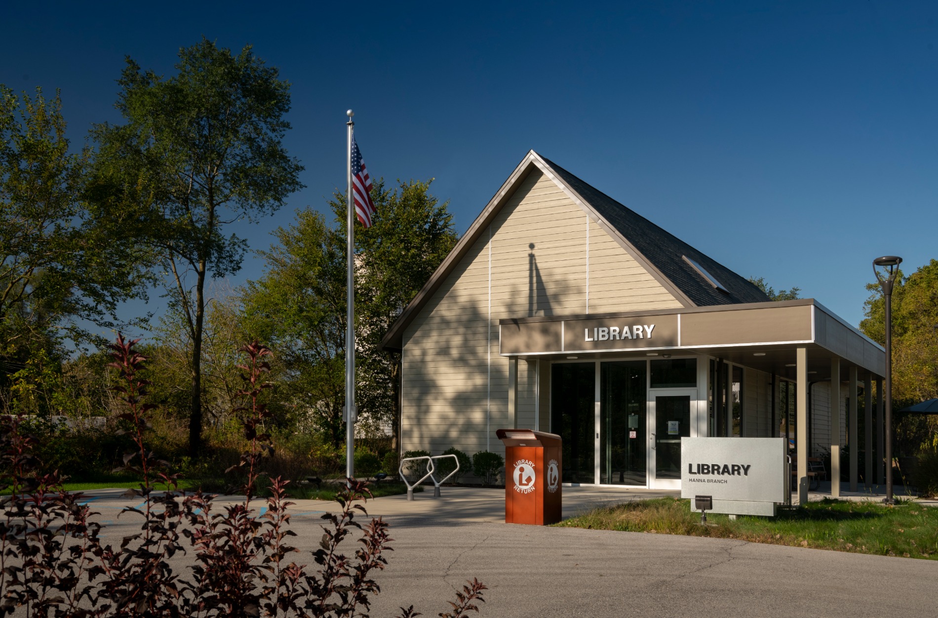 La Porte County Public Library Hanna Branch Exterior