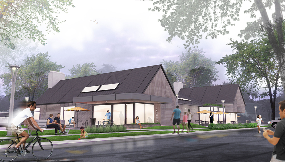 La Porte County Public Library Rolling Prairie Branch Rendering