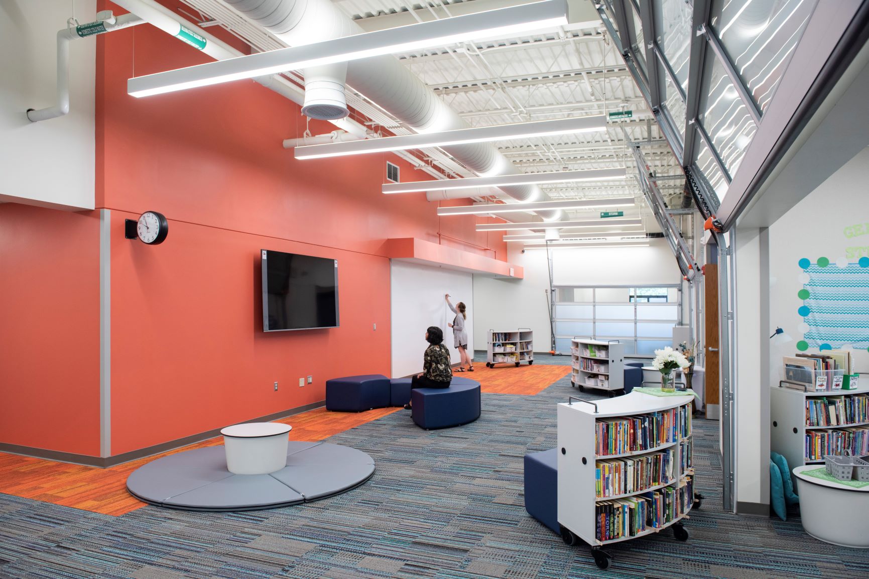 Lafayette Meadows Elementary interior common area