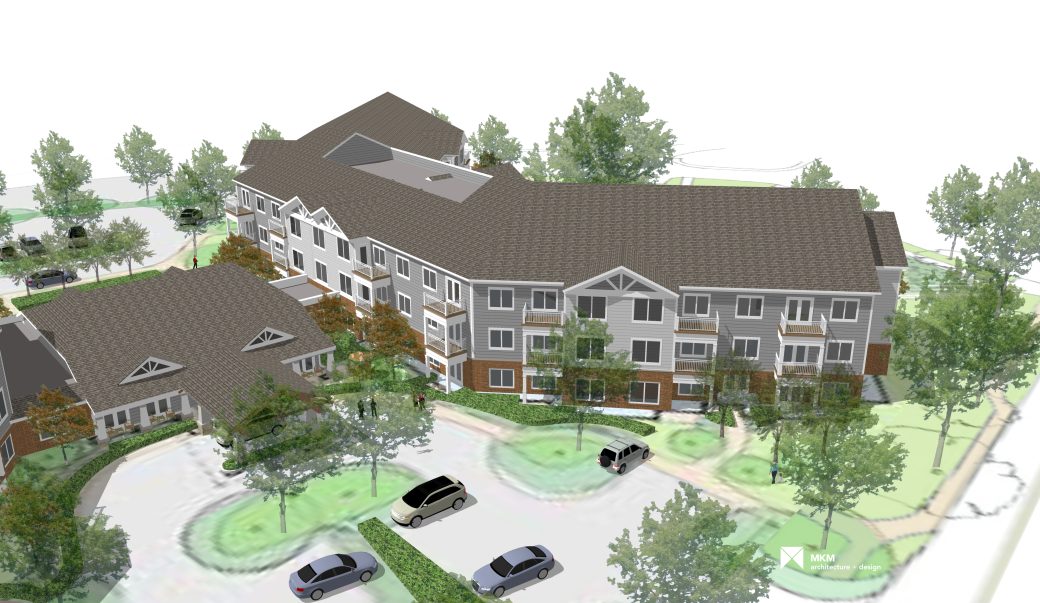 Legacy Village Aerial Exterior Rendering