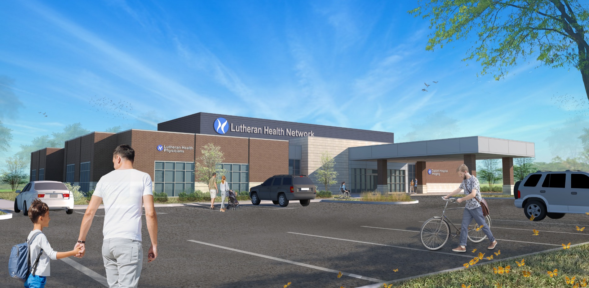 Lutheran Health Physicians Auburn exterior rendering