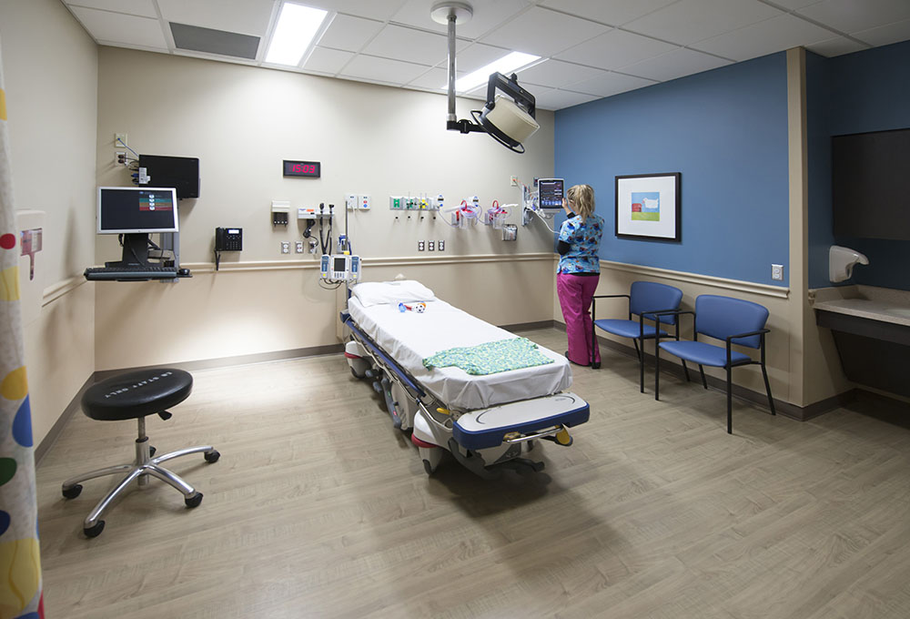 Lutheran Pediatric Emergency Department Patient Room