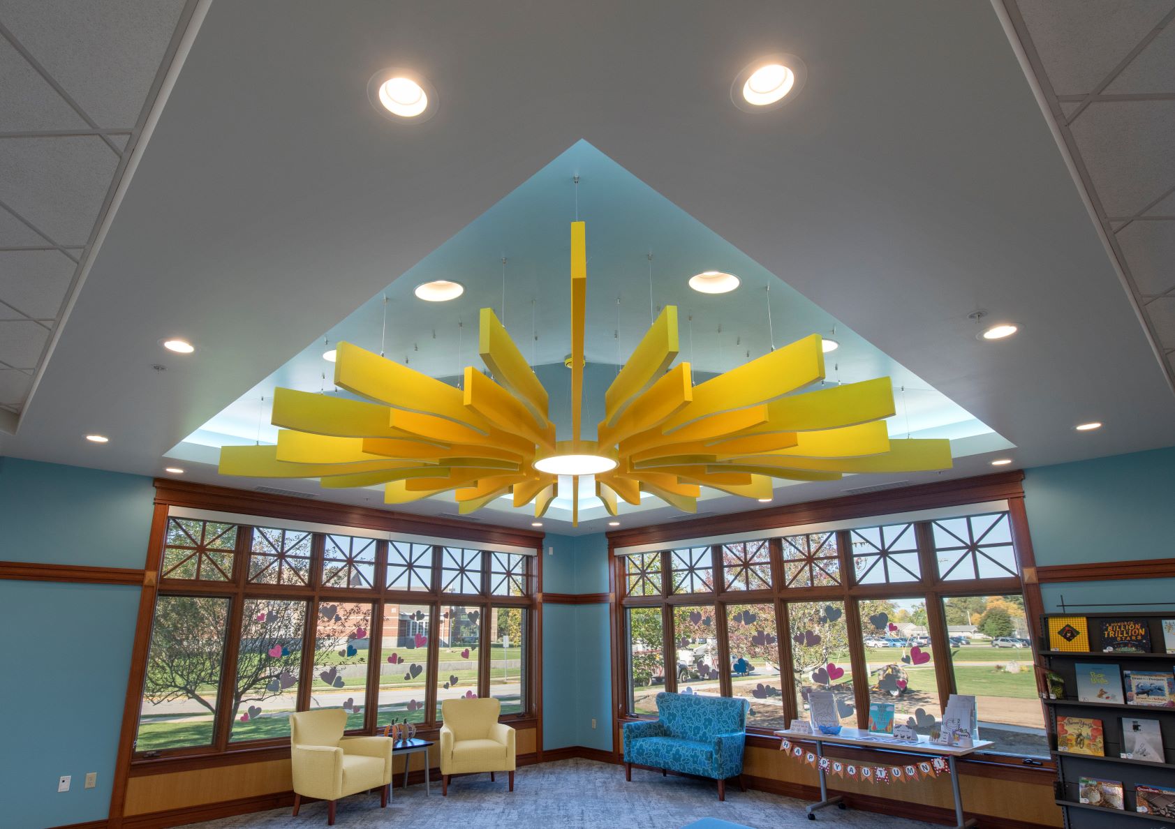 New Carlisle-Olive Township Public Library with Ceiling Detail 2