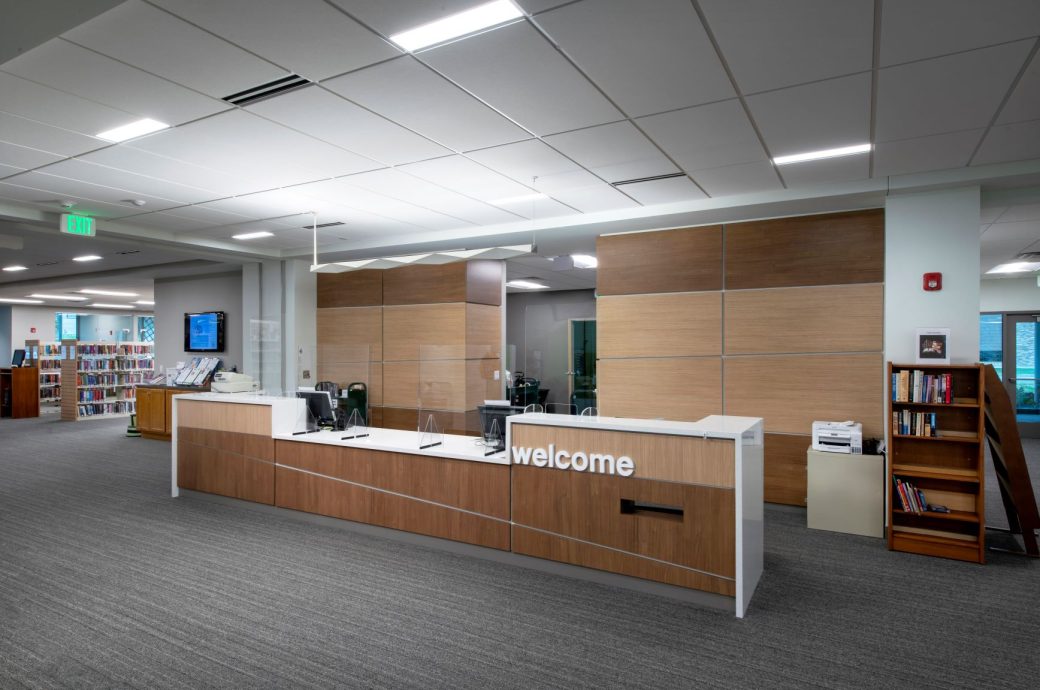 North Webster Community Public Library Welcome Desk