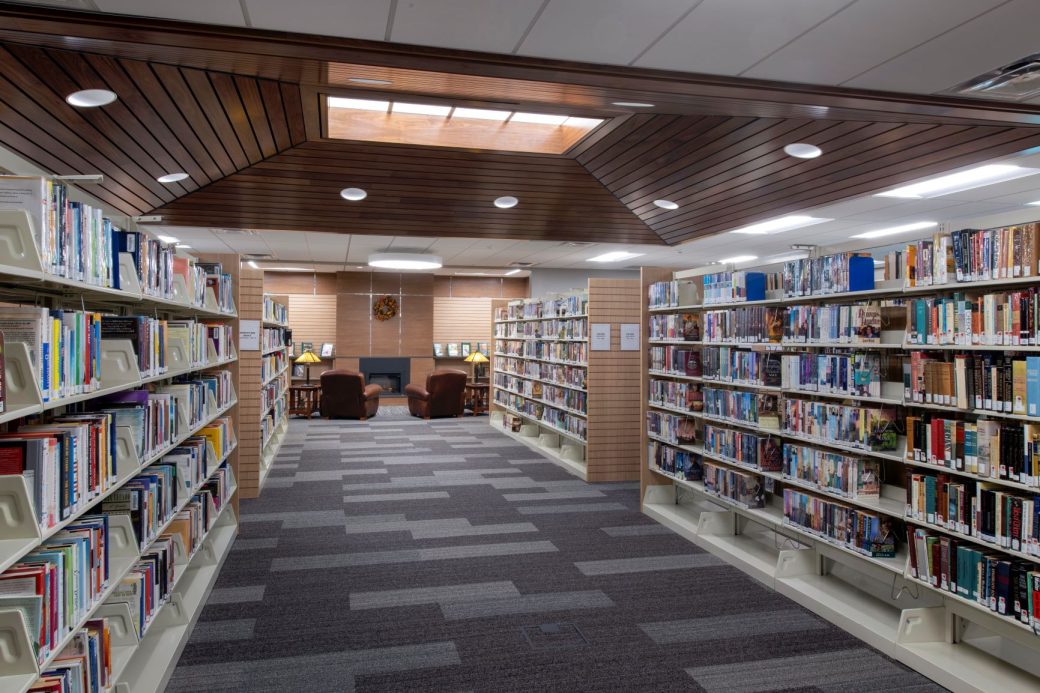 North Webster Community Public Library stacks