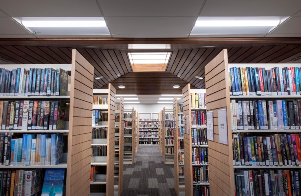 North Webster Community Public Library stacks 2