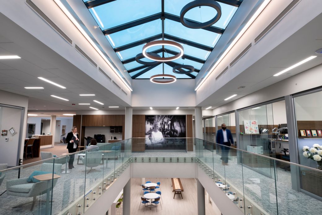 Offices and Ceiling at Foellinger