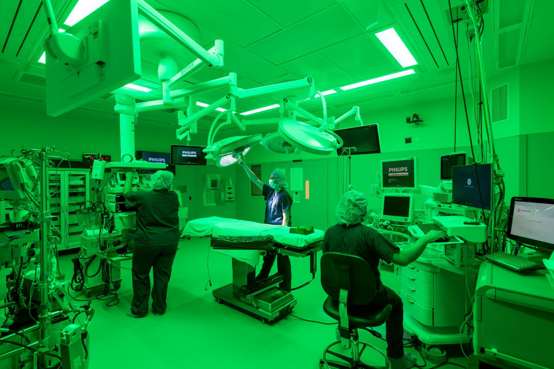 St Joe Regional Medical Center Mishawaka Operating Room green