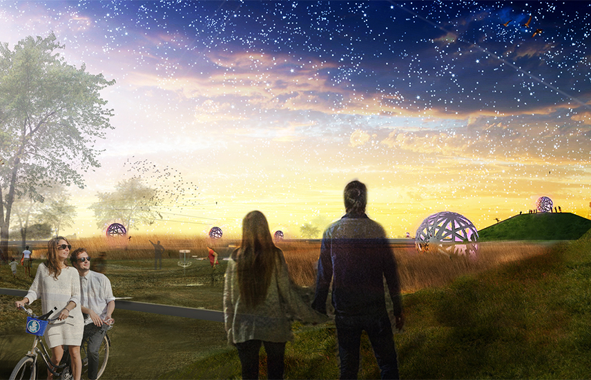 Ossian Comprehensive Plan stargazing rendering