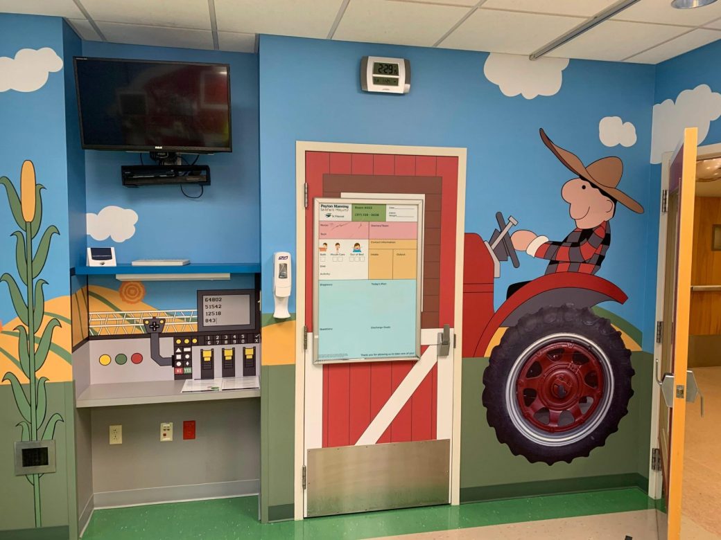 Peyton Manning Children's Hospital Clausen Farm Theme Room 2