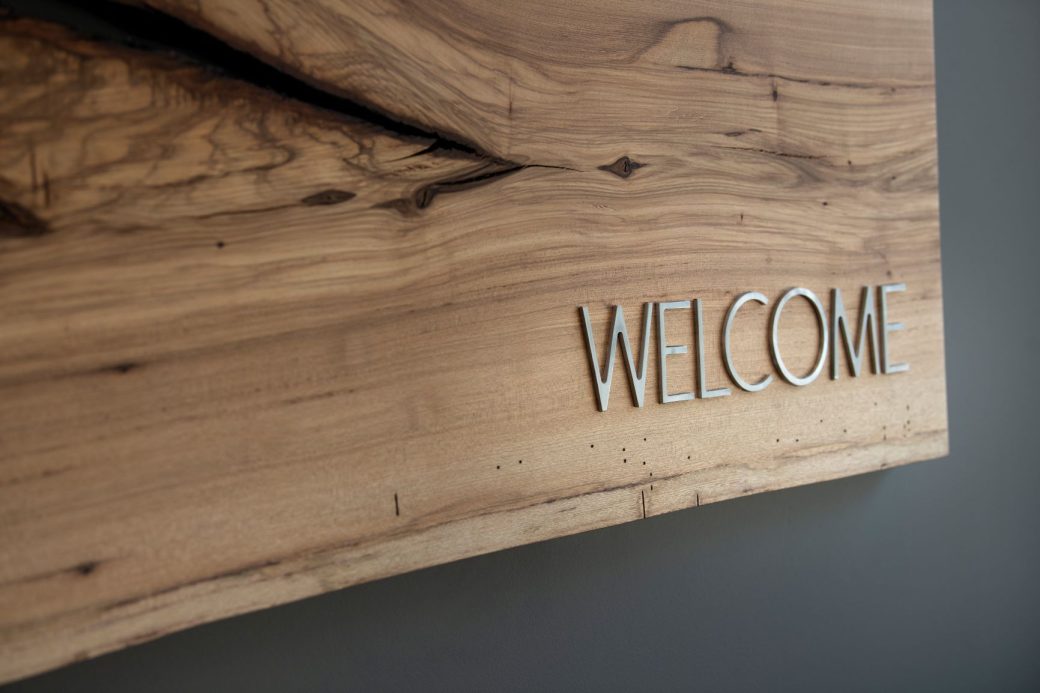 Parrish Orthodontics welcome sign