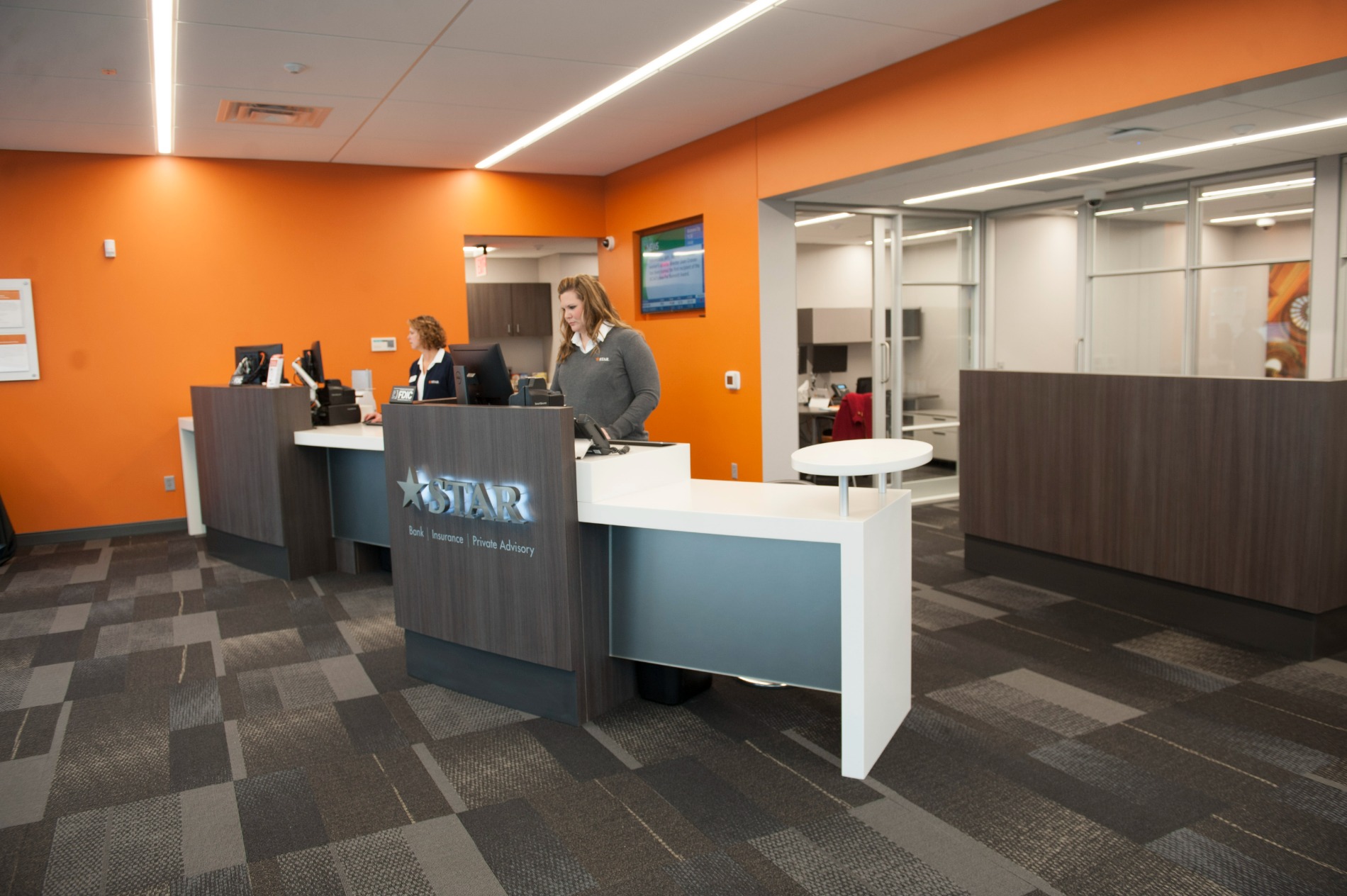 Star Bank Clerks Desk