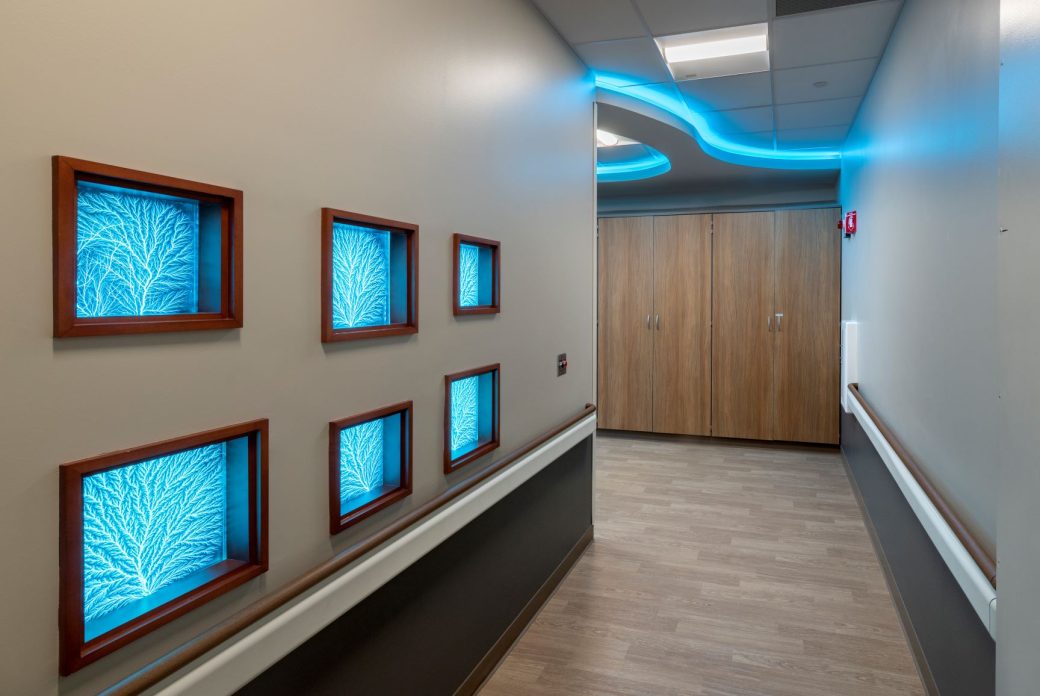 St. Vincent Cancer Center Lighted Wall Panels