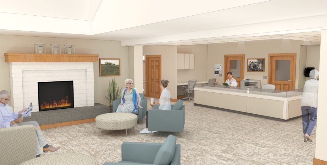 Stillwater Hospice Interior Rendering