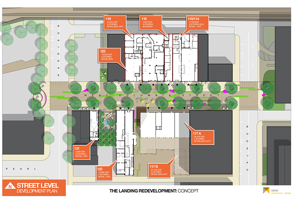 The Landing Site Plan Street Level