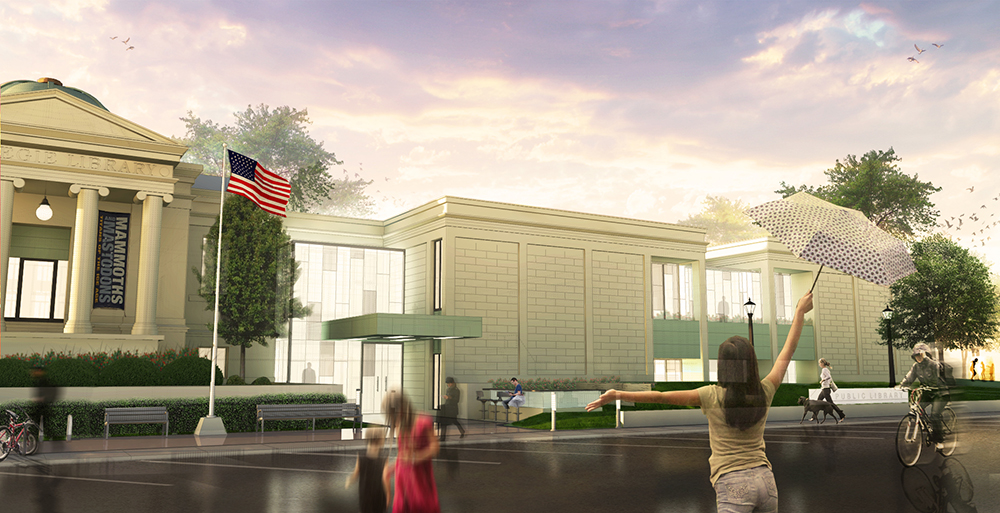 Wabash Carnegie sunlight rendering