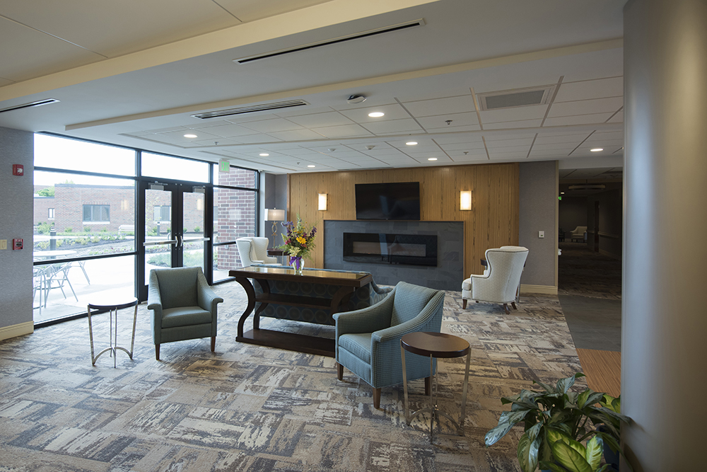 Westminster Village of Muncie Rehab Lobby