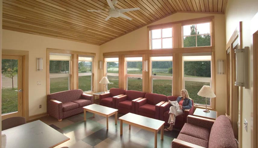 Merry Lea Environmental Learning Center Interior