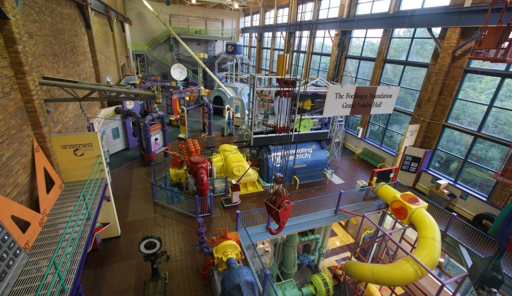 Science Central Interior Aerial View from entrance looking in