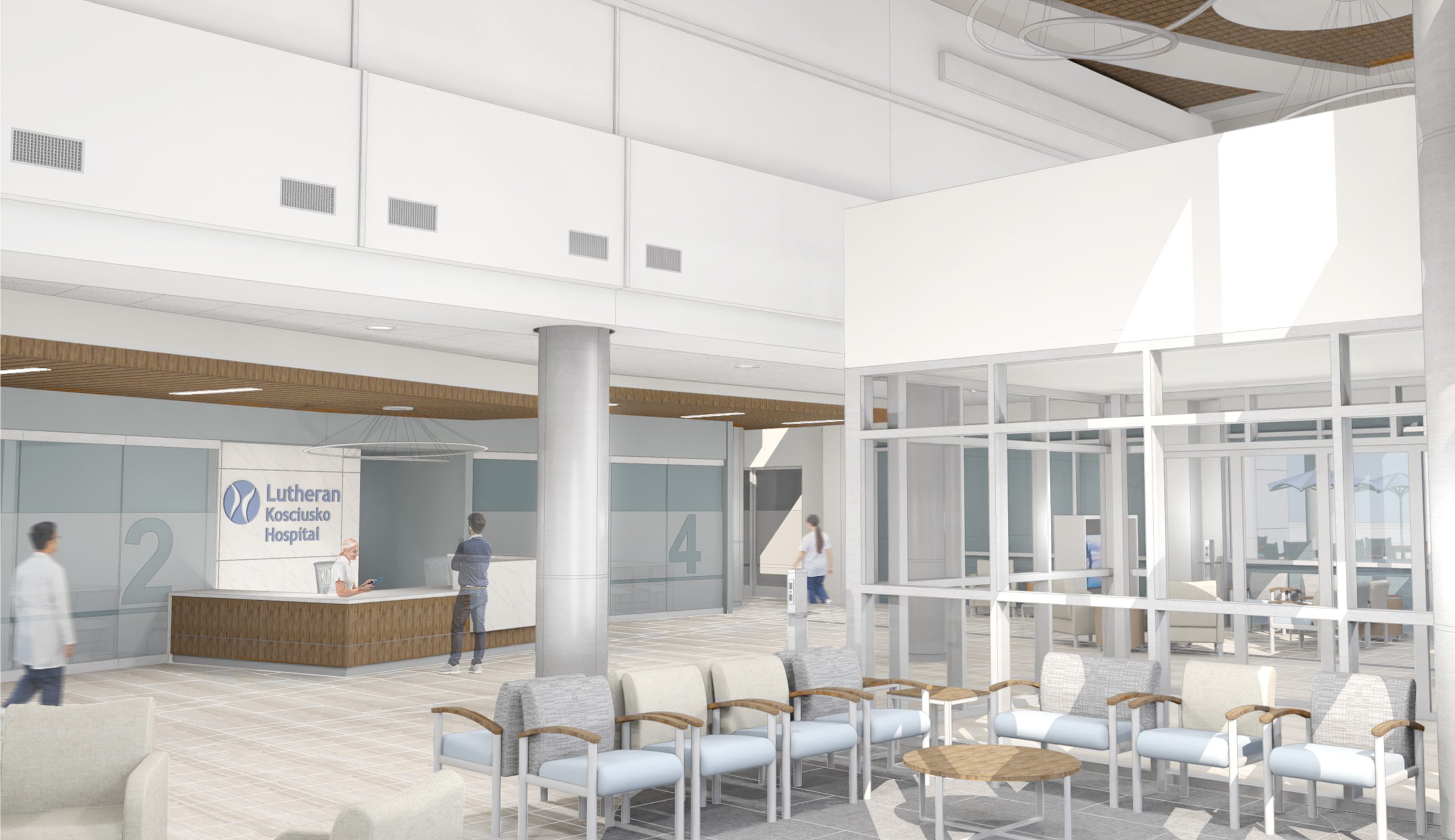 Lutheran Kosciusko Hospital Lobby Expansion 2