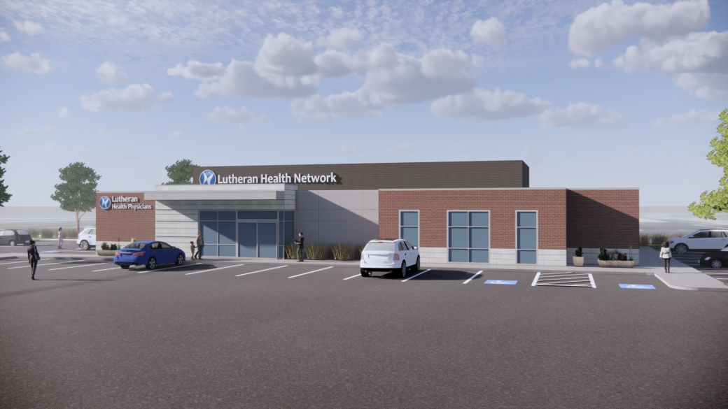 rendering of a medical office building