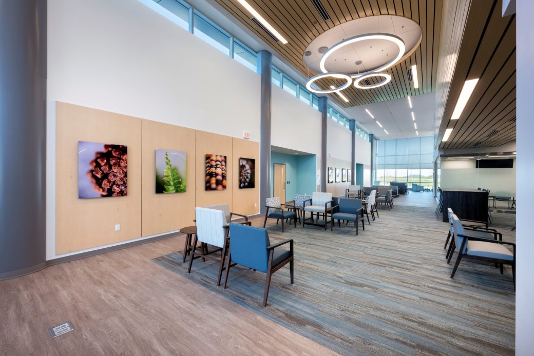 lobby at Mercer Health Marion