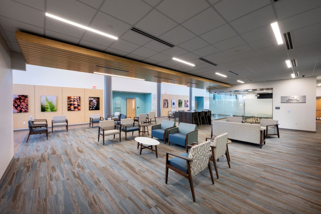 lobby at Mercer Health Marion