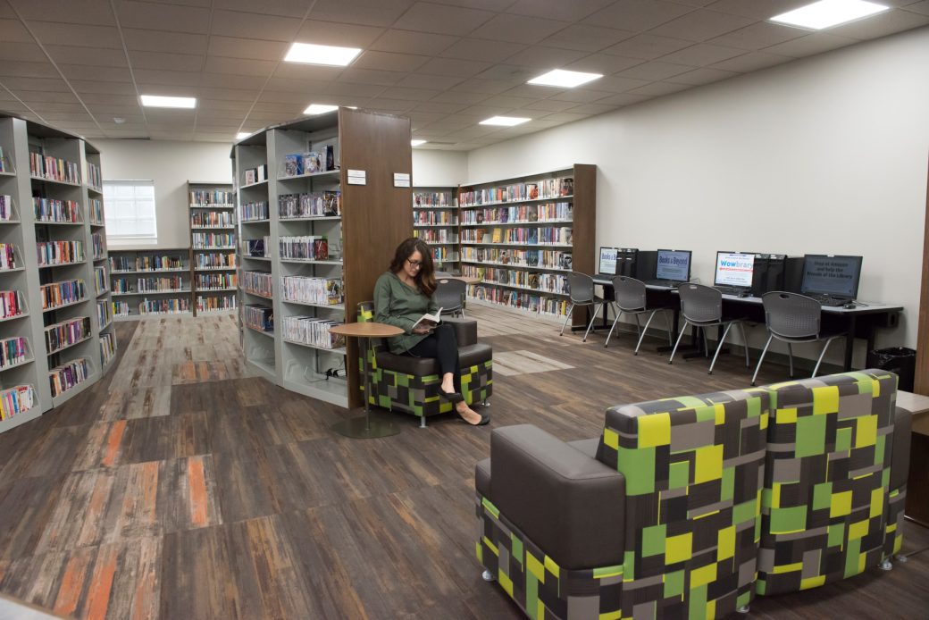 La Porte Library Kingsford Heights Branch Shelves