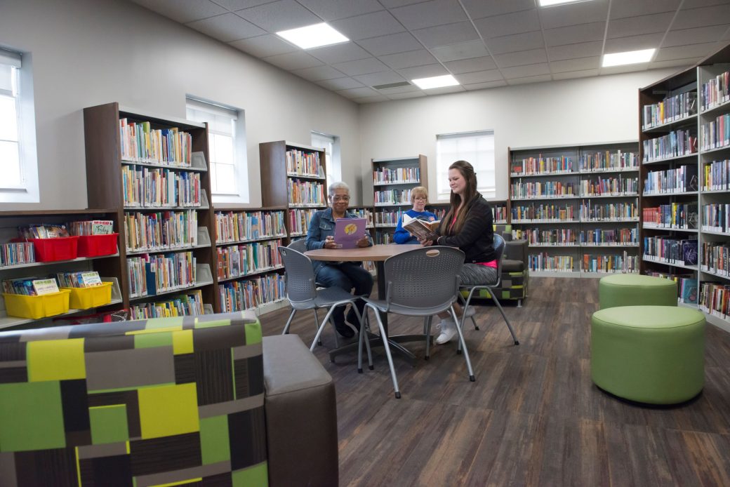 La Porte Library Kingsford Heights Branch Work Tables