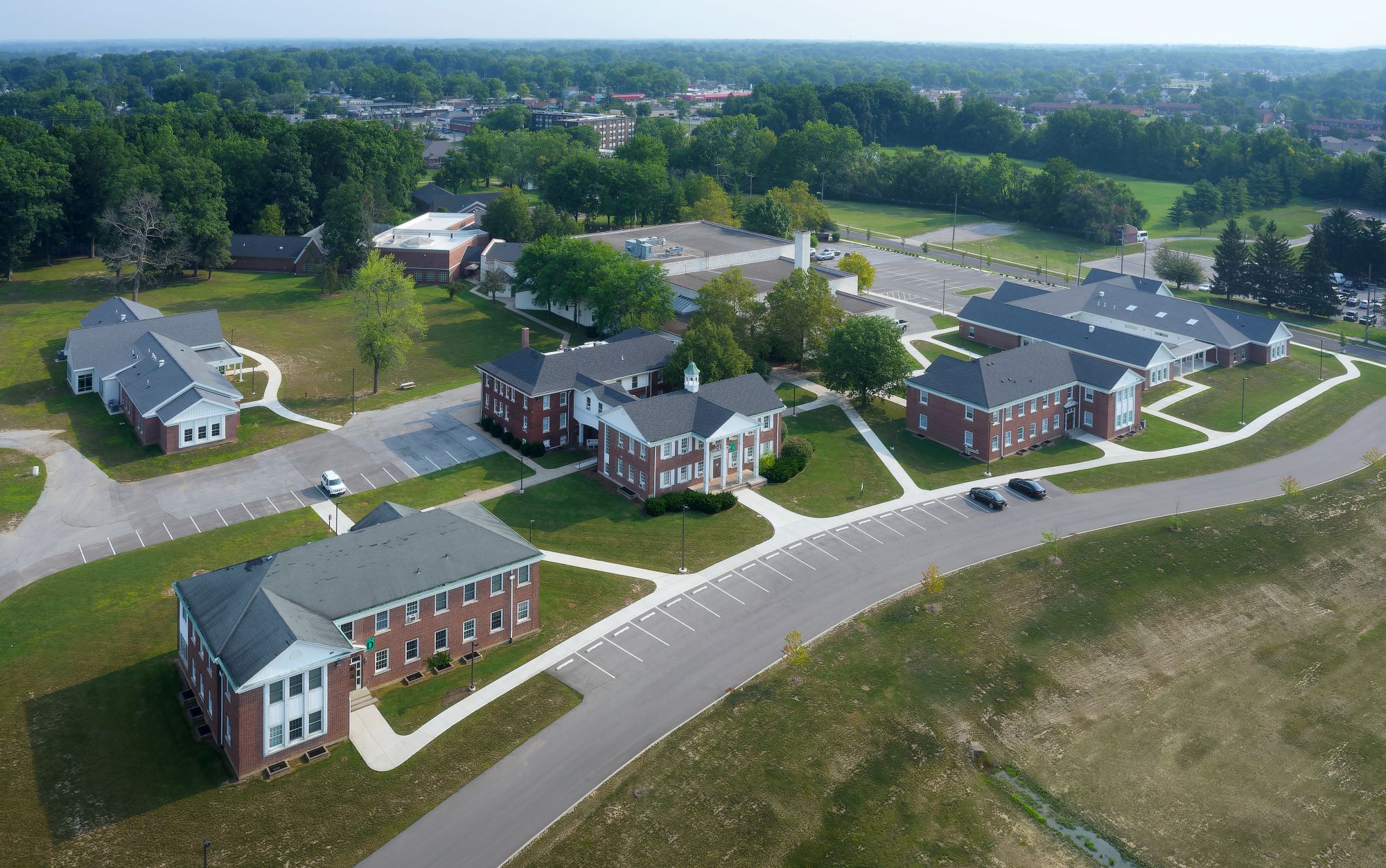 multiple buildings on a campus 2
