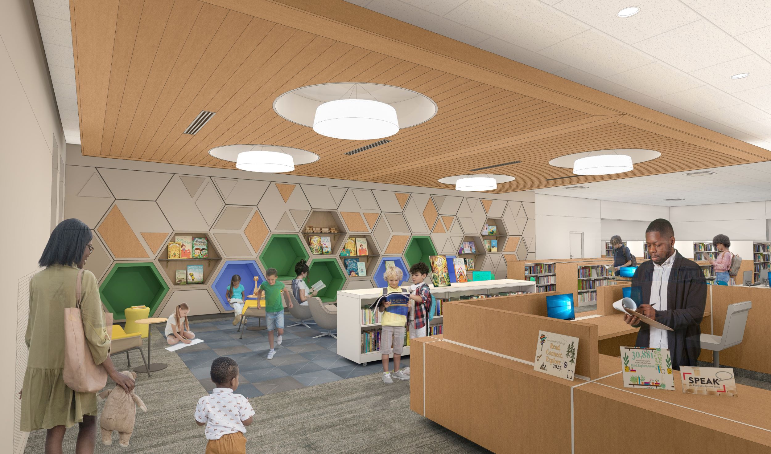 rendering of evpl mccollough children's collections