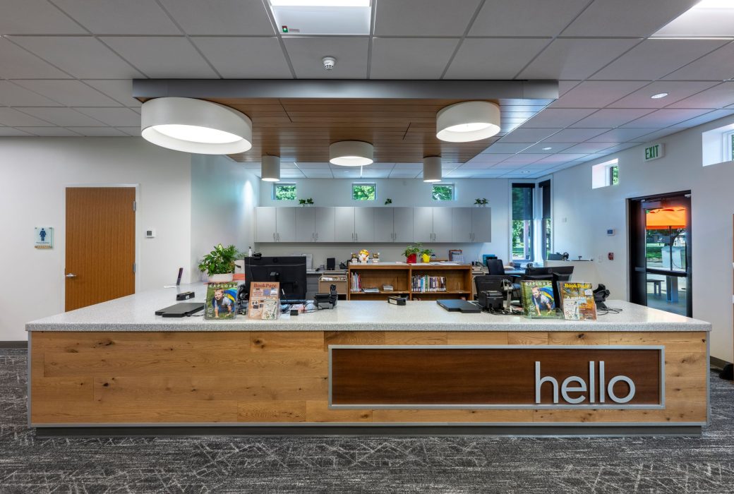 welcome desk